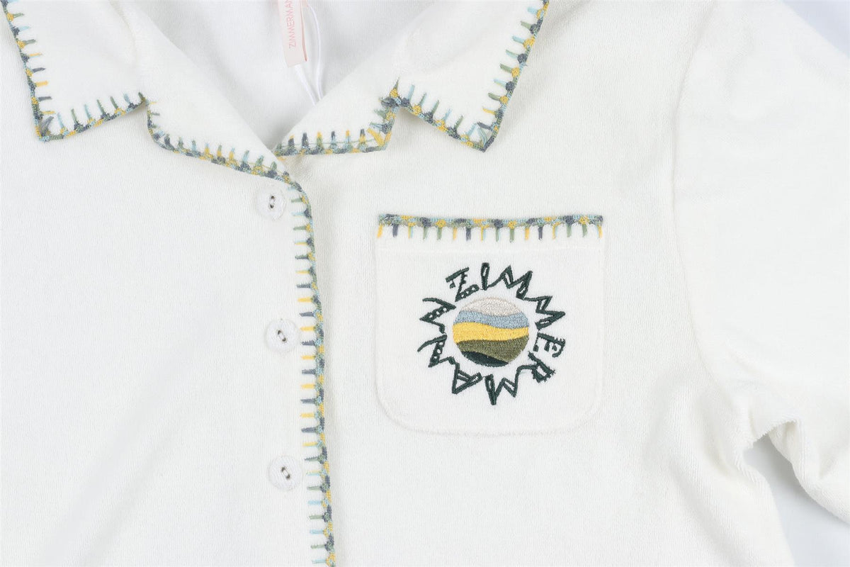ZIMMERMANN WHITE KIDS GIRLS SHIRT 12 YEARS