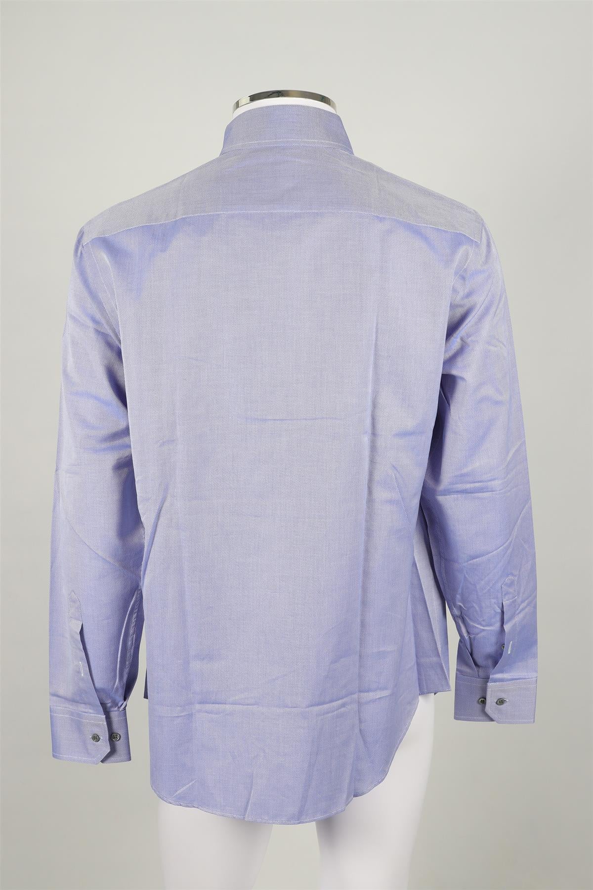 GIORGIO ARMANI BLUE MEN'S COTTON SHIRT UK/US COLLAR 16 UK/US CHEST 40