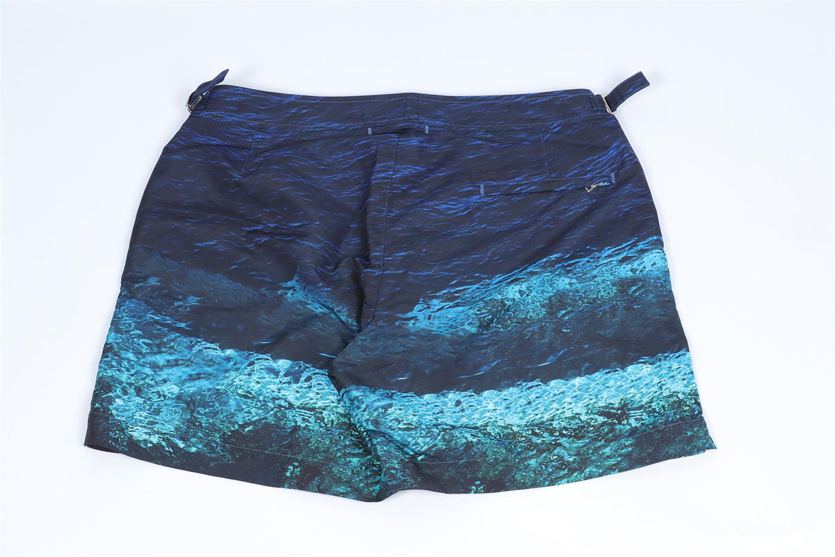 ORLEBAR BROWN BLUE MEN'S SWIM SHORTS UK/US WAIST 34