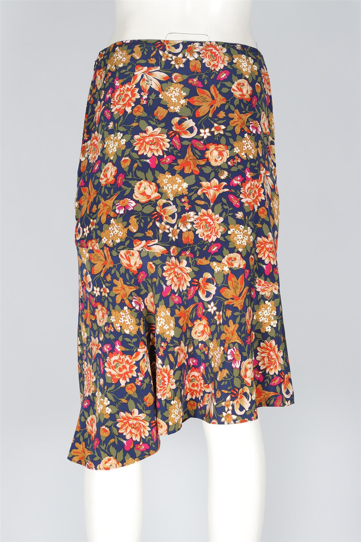 VANESSA BRUNO MULTI SILK SKIRT FR 38 UK 10