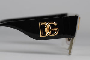DOLCE & GABBANA D-FRAME ACETATE SUNGLASSES
