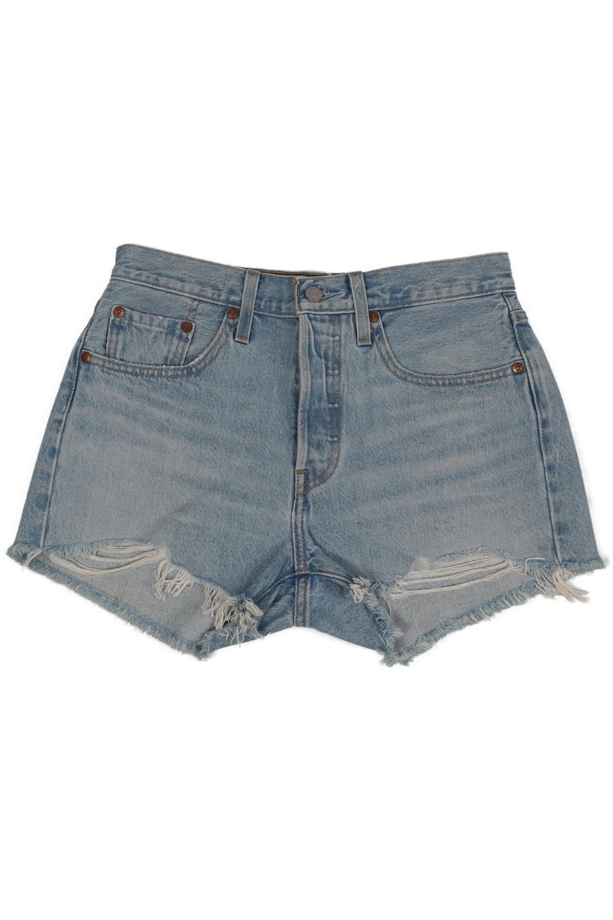 LEVI'S HIGH RISE DENIM SHORTS W27 UK 8-10