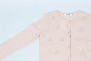 BONPOINT PINK KIDS GIRLS CASHMERE CARDIGAN 8 YEARS