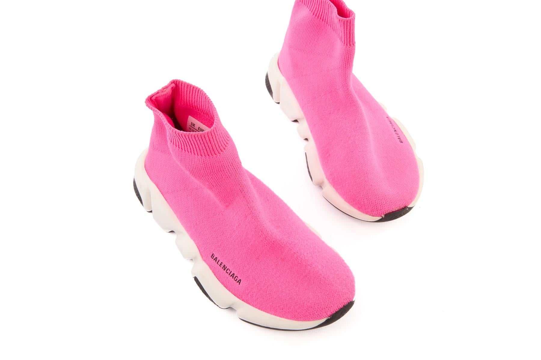 BALENCIAGA PINK KIDS GIRLS SNEAKERS EU 29-30 UK 11-11.5 US 12-12.5