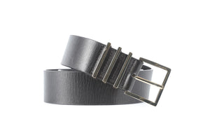 ANNIE BING BLACK LEATHER BELT MEDIUM-LARGE