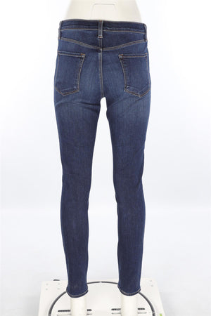 J BRAND BLUE DENIM HIGH RISE SKINNY JEANS W29 UK 10-12