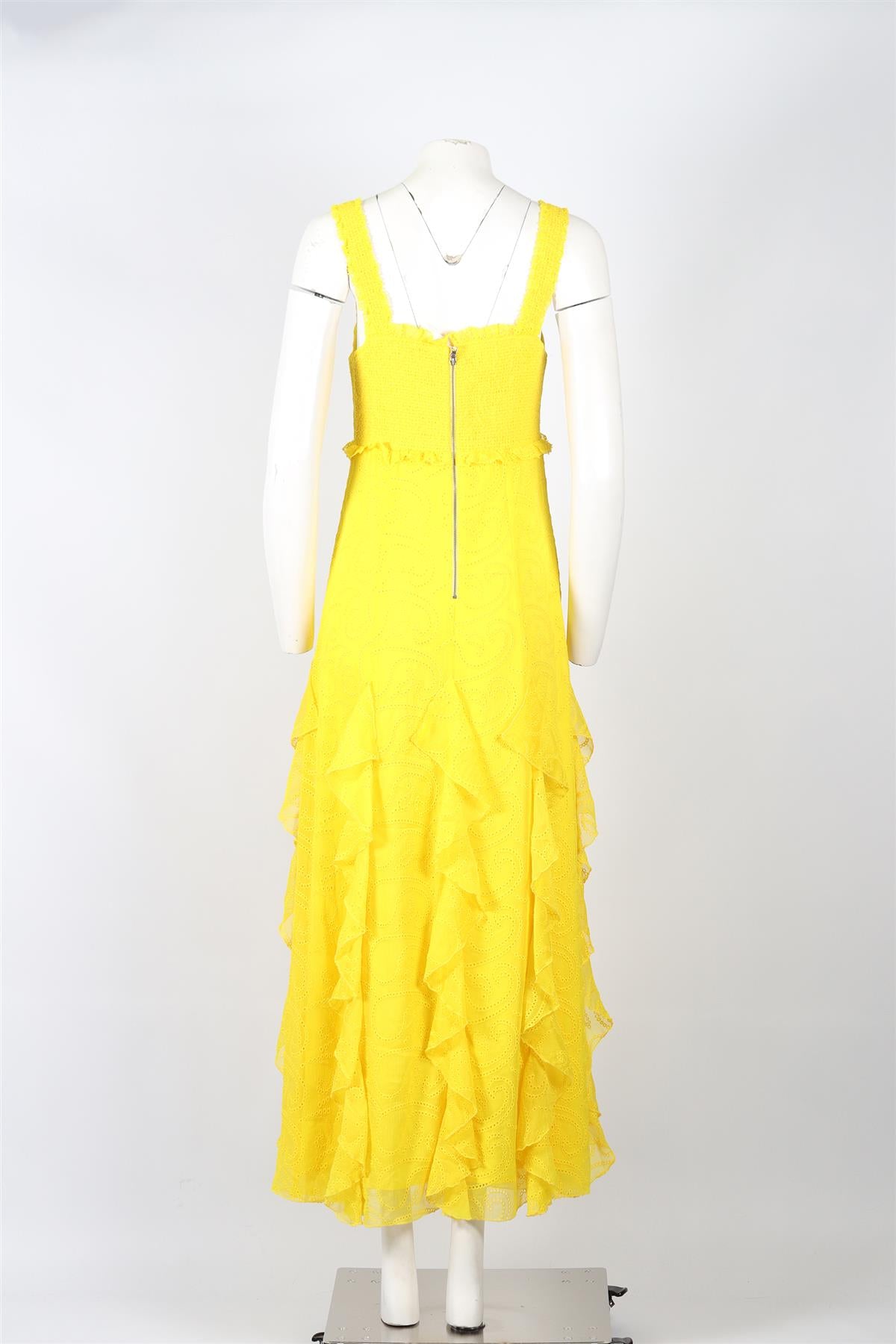 ALICE + OLIVIA BRODERIE ANGLAISE MAXI DRESS US 8 UK 12
