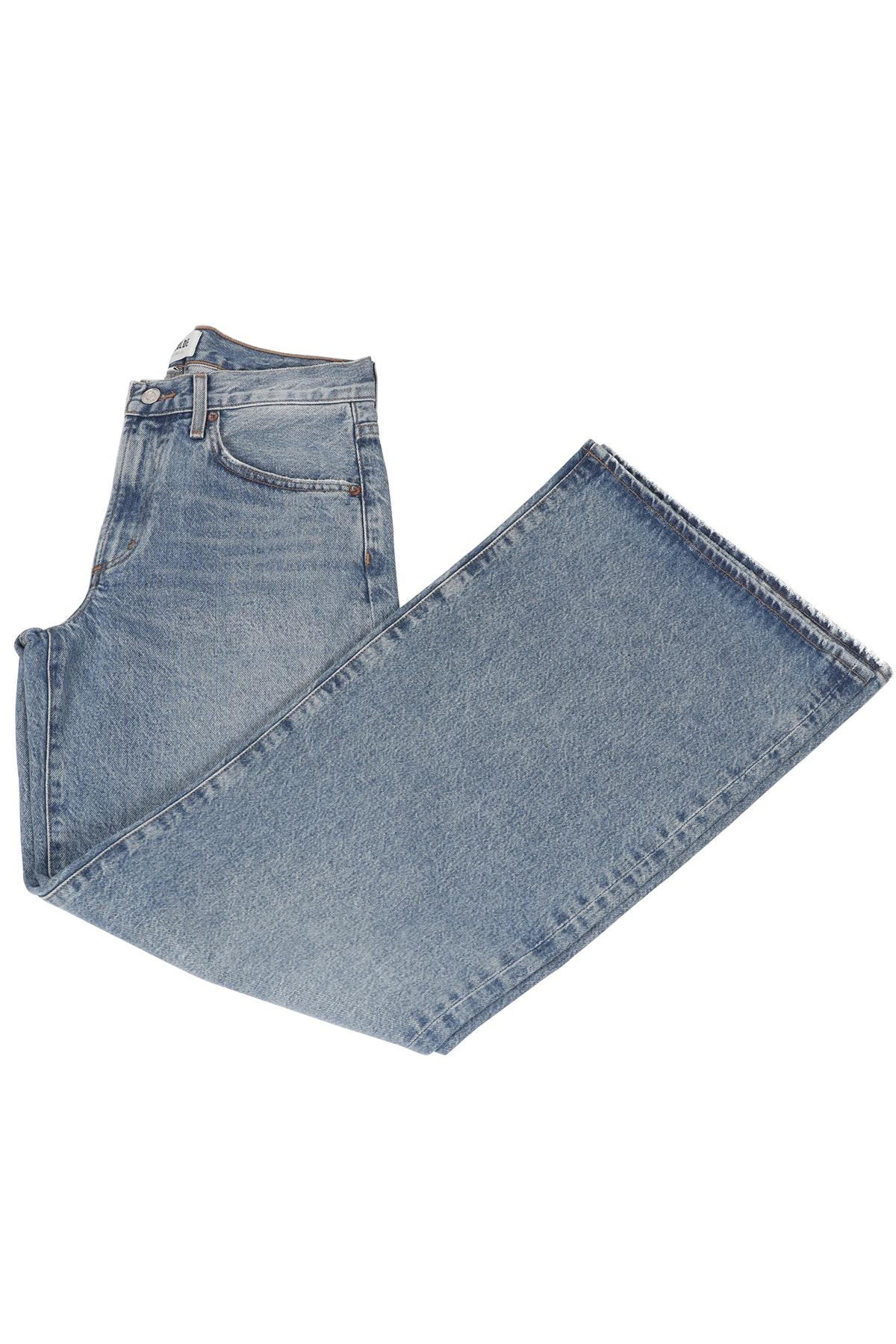 AGOLDE BLUE WIDE LEG JEANS W 24 UK 6