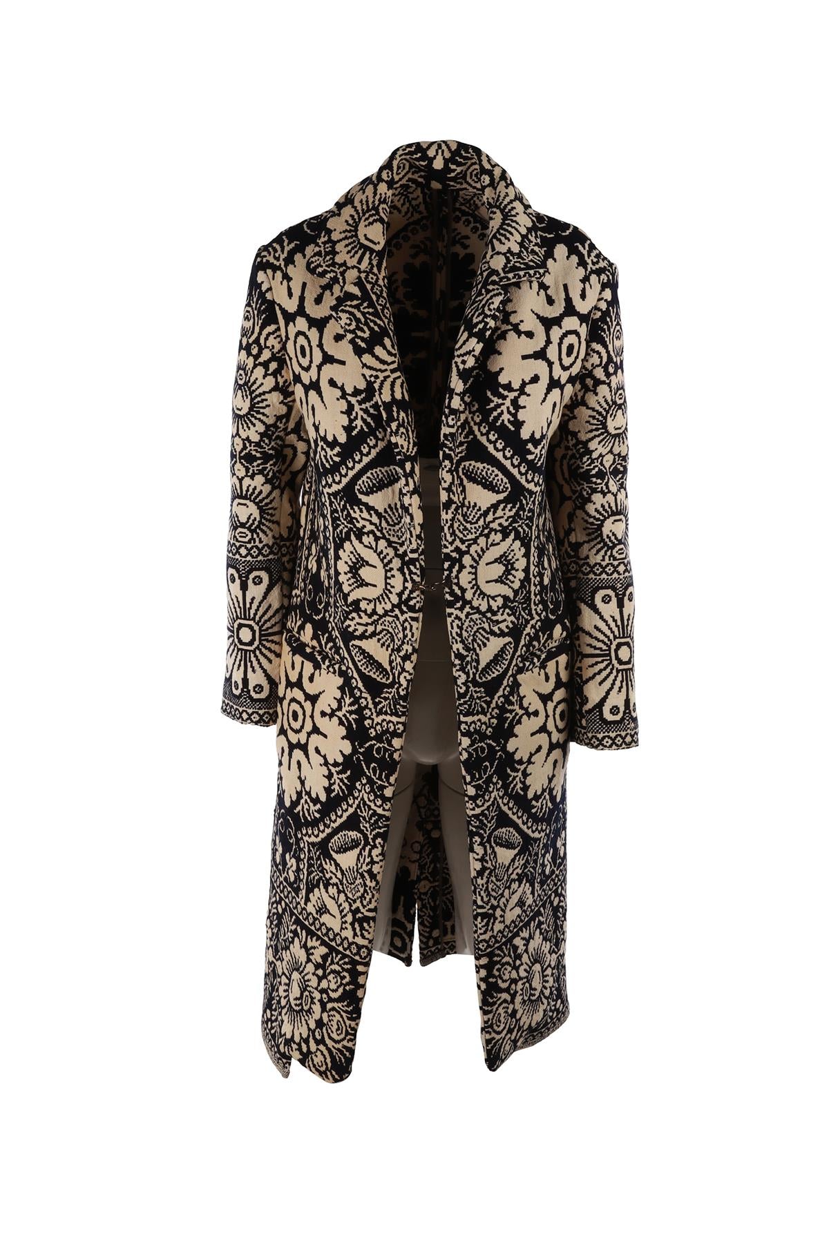 BLACK COTTON COAT