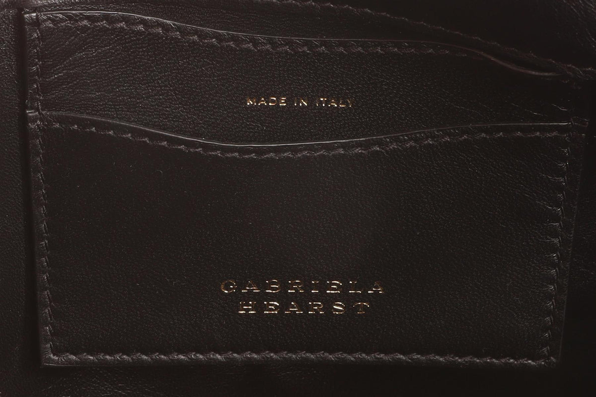 GABRIELA HEARST BLACK NINA LEATHER TOTE BAG