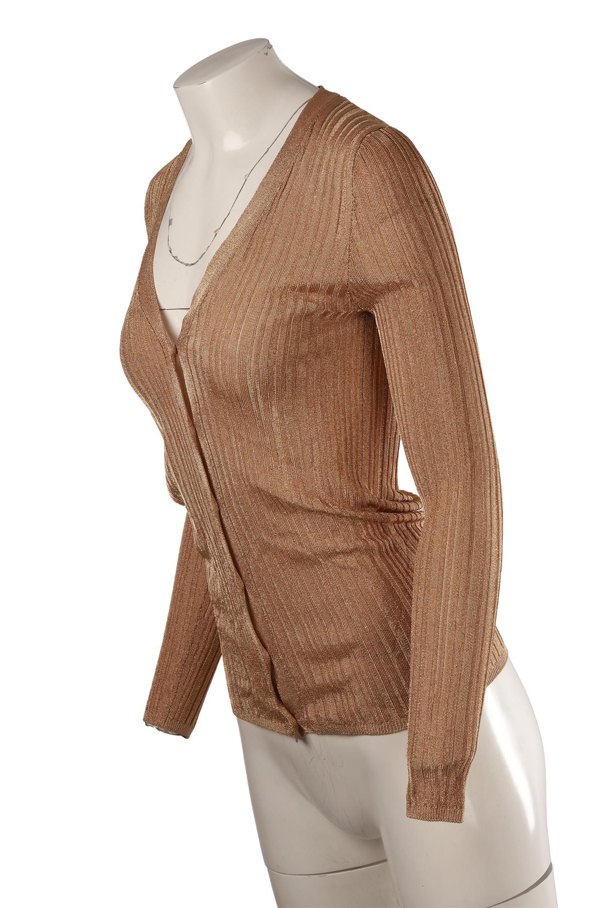 GOLD KNIT CARDIGAN