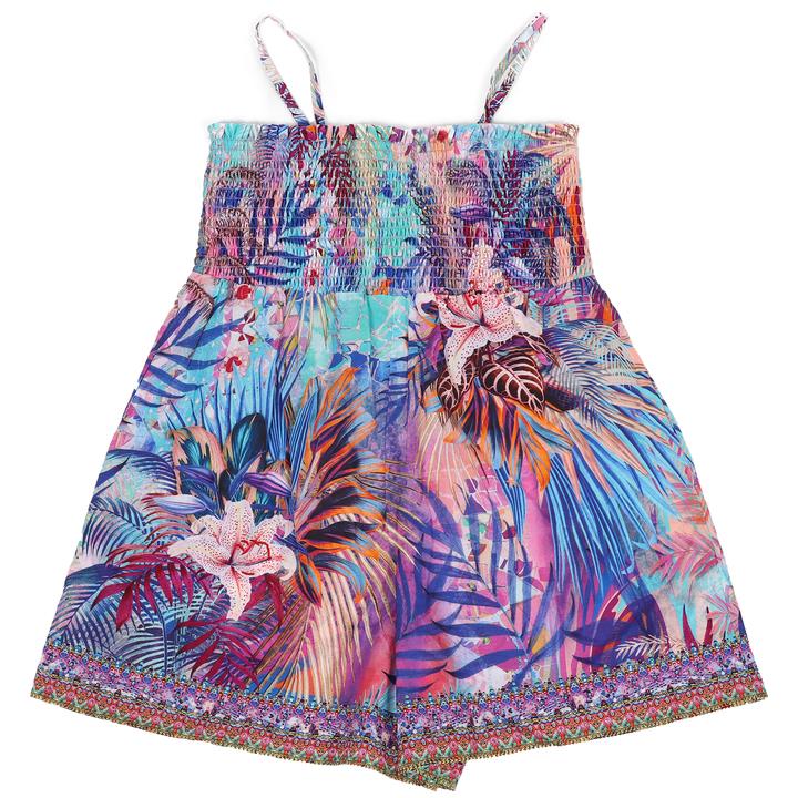 MILLA BY CAMILLA MULTICOLOURED KIDS GIRLS COTTON PLAYSUIT 10 YEARS