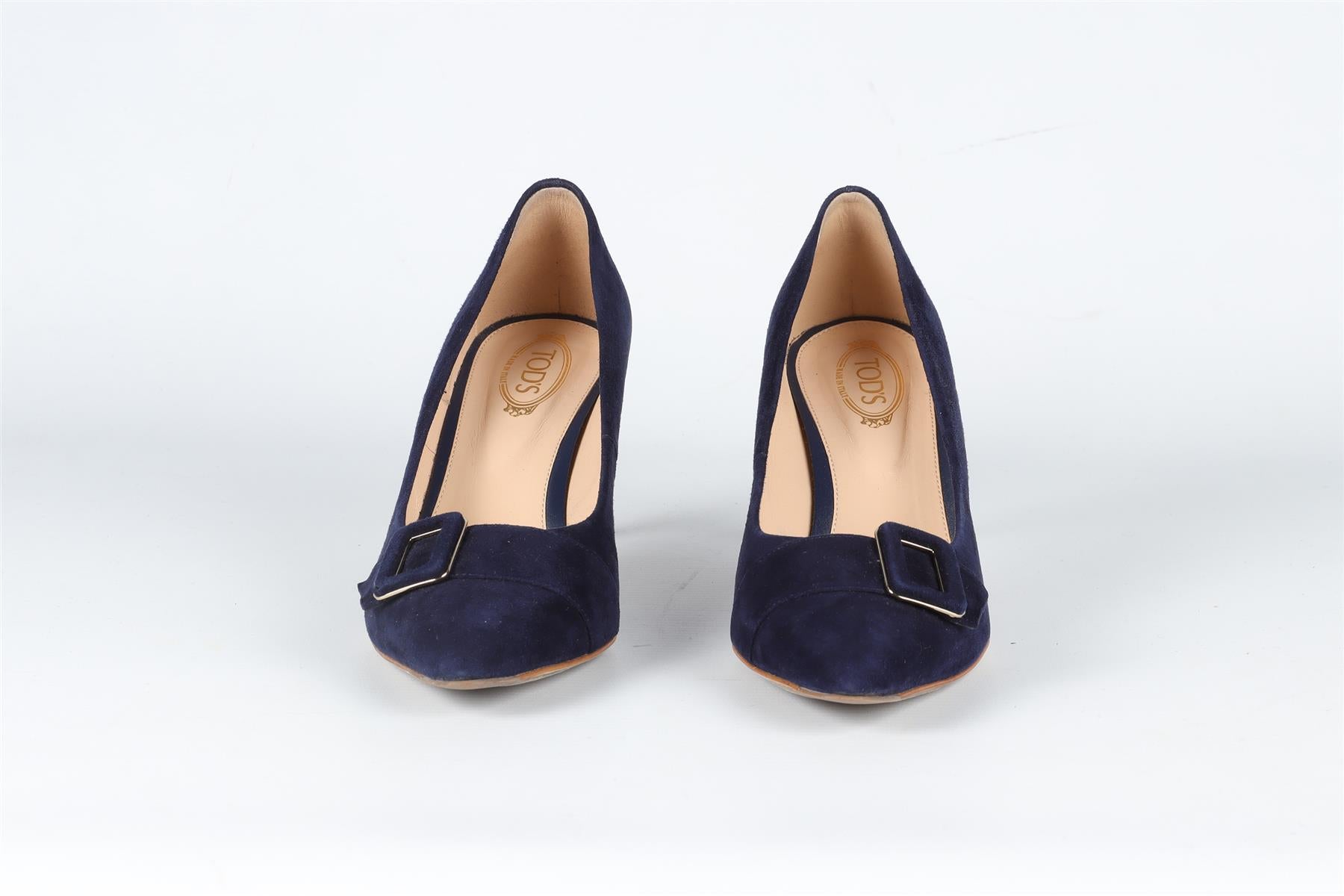 TOD'S BLUE SUEDE PUMPS EU 38 UK 5 US 8