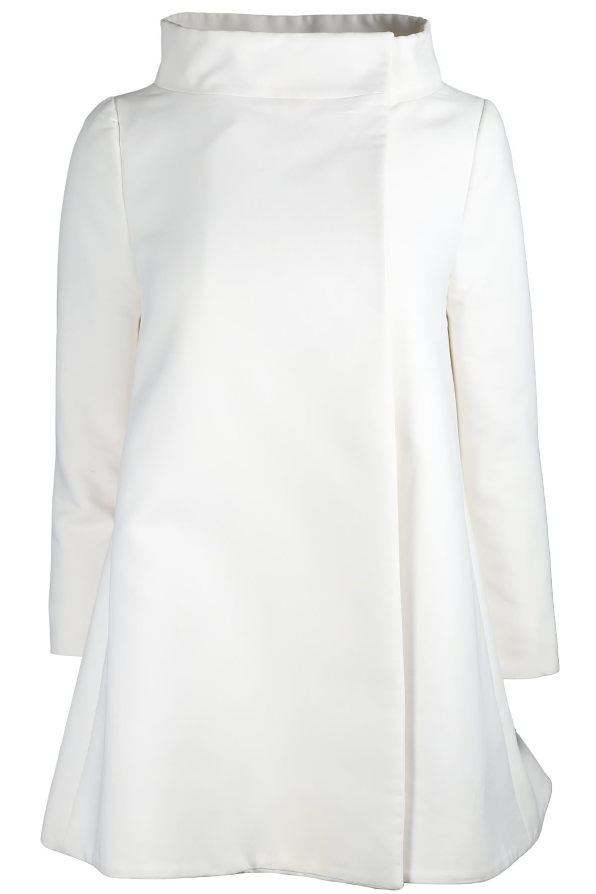 STELLA MCCARTNEY WHITE SILK COAT IT 38 UK 6