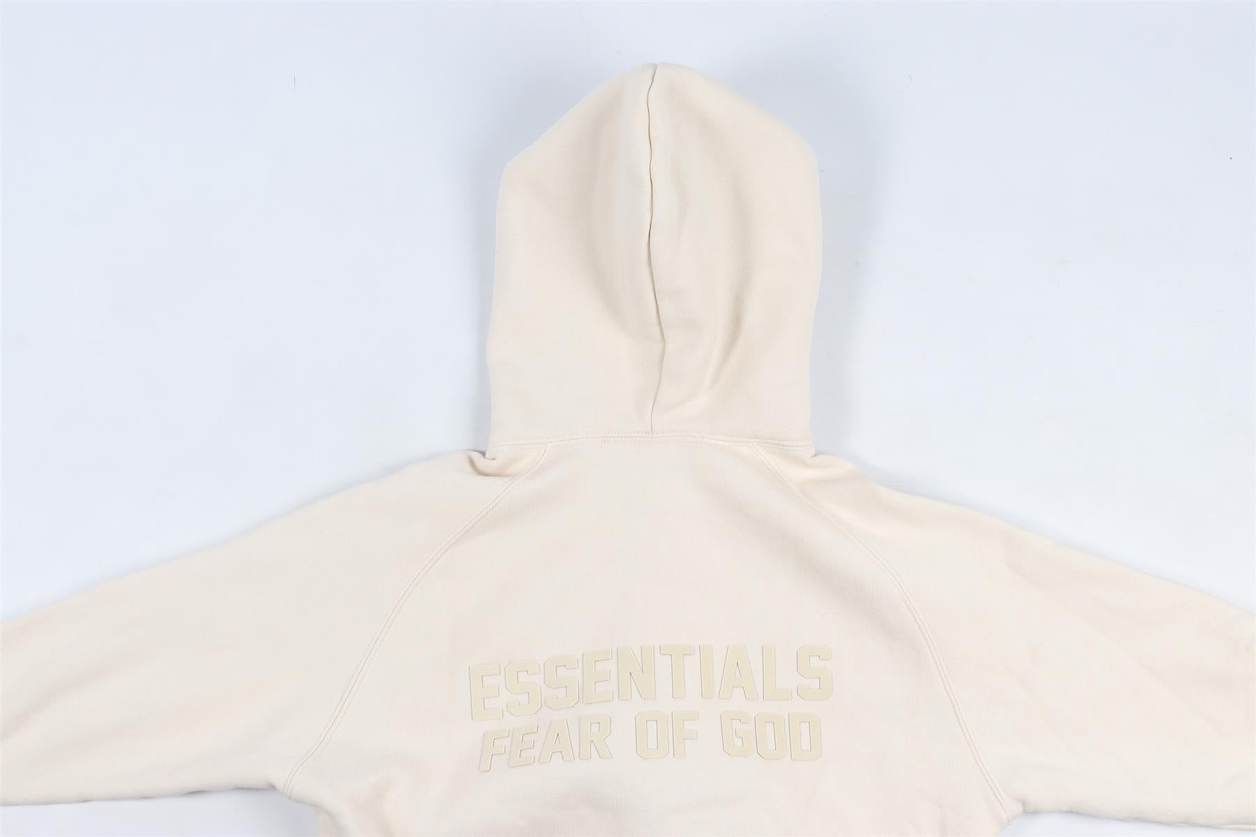 FEAR OF GOD CREAM KIDS BOYS COTTON HOODIE 8 YEARS