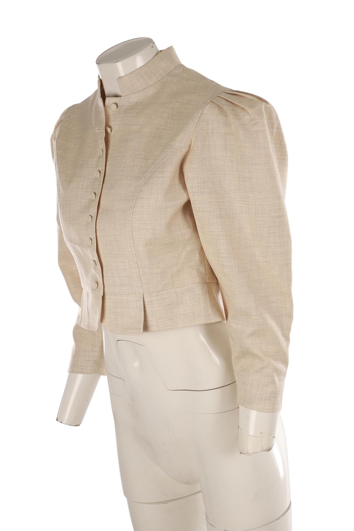 DESTREE BEIGE LINEN JACKET SMALL