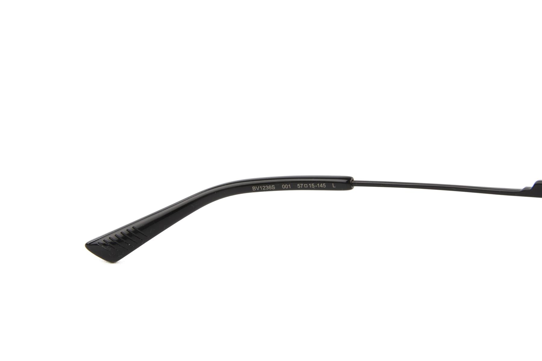 BOTTEGA VENETA BLACK D FRAME METAL SUNGLASSES