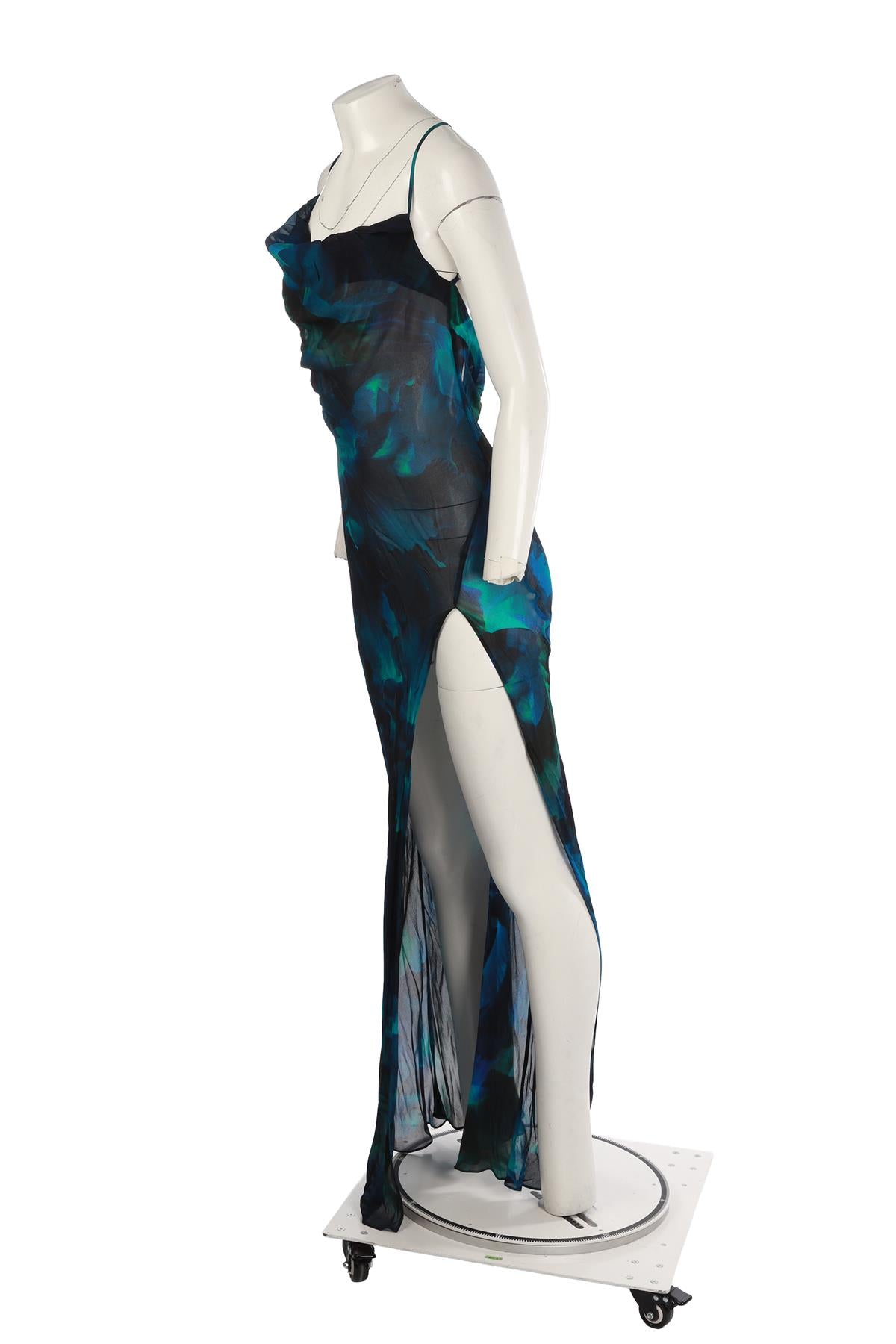 RAT & BOA MULTI CREPE MAXI DRESS XSMALL