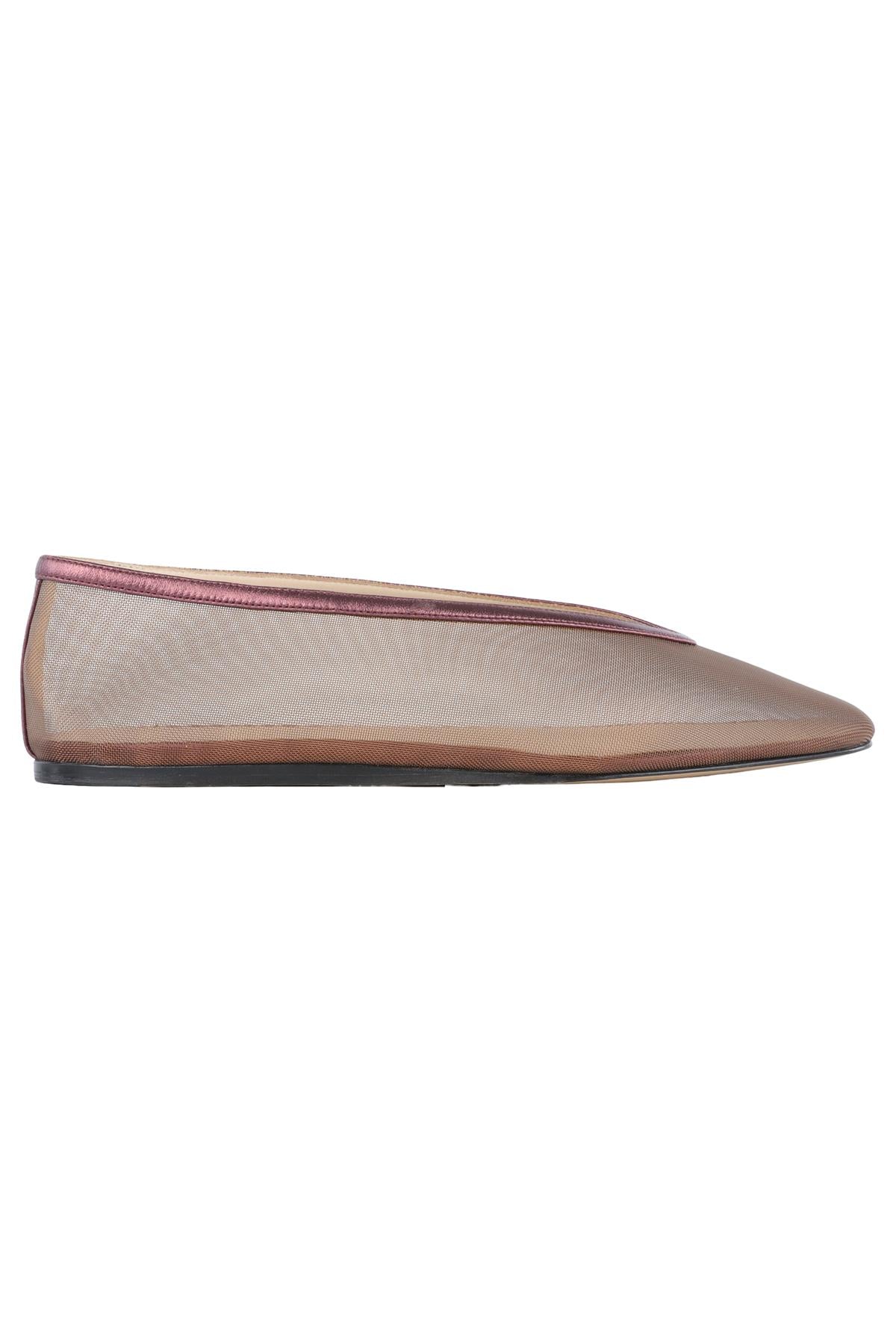LE MONDE BERYL PURPLE MESH BALLET FLATS EU 37 UK 4 US 7