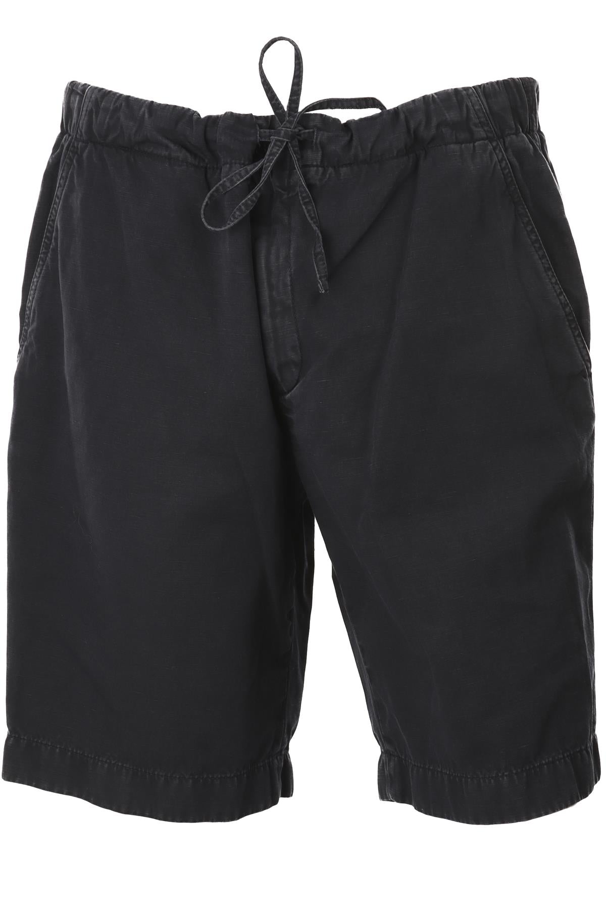 LORO PIANA NAVY MEN'S COTTON SHORT LARGE