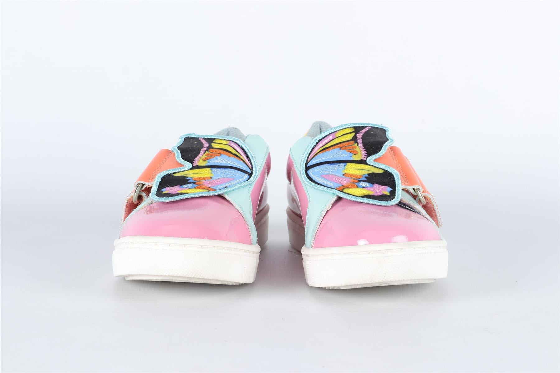 SOPHIA WEBSTER PINK KIDS GIRLS LEATHER SNEAKERS EU 26 UK 8.5 US 9.5
