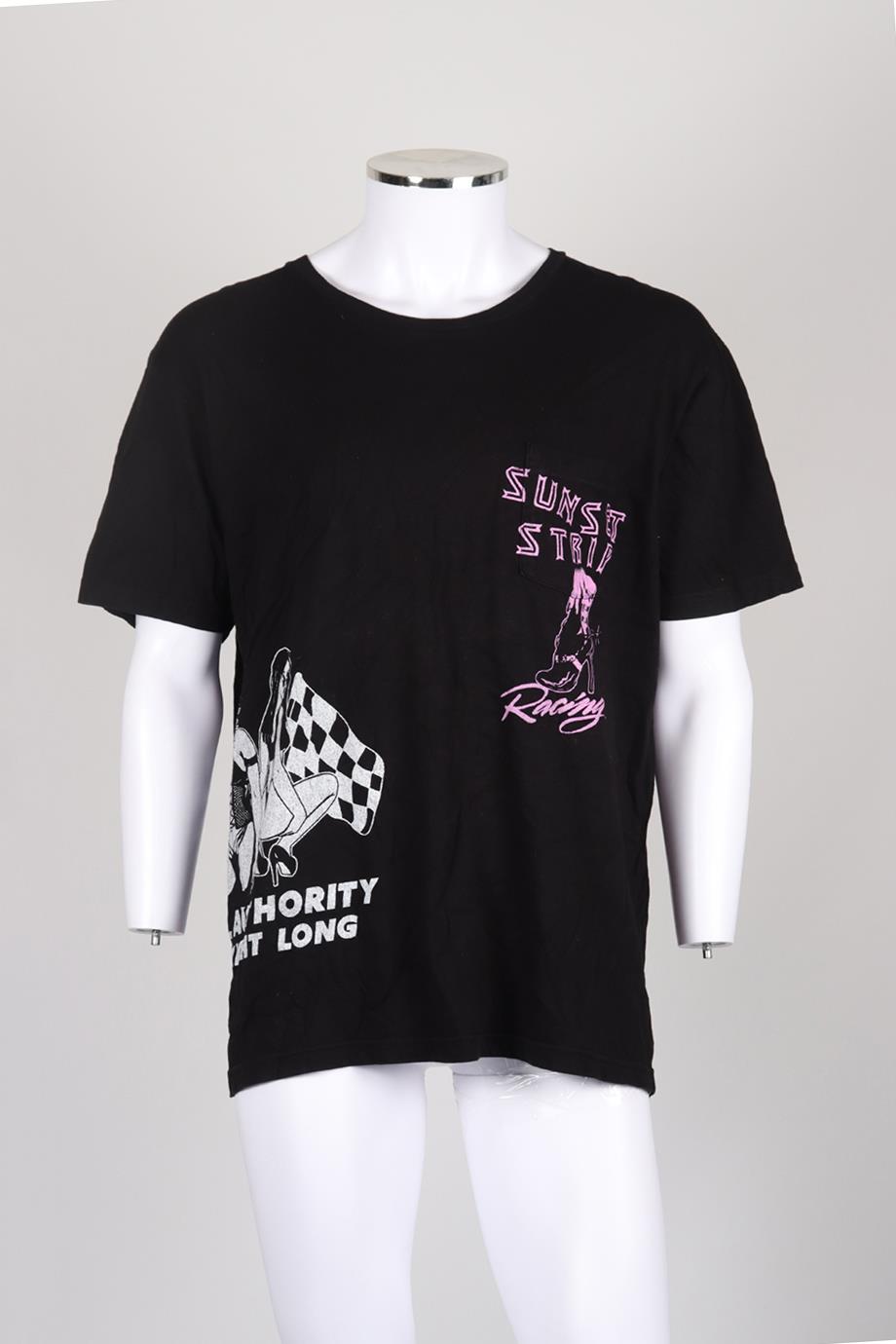 LOCAL AUTHORITY MEN'S PRINTED COTTON JERSEY T-SHIRT XLARGE