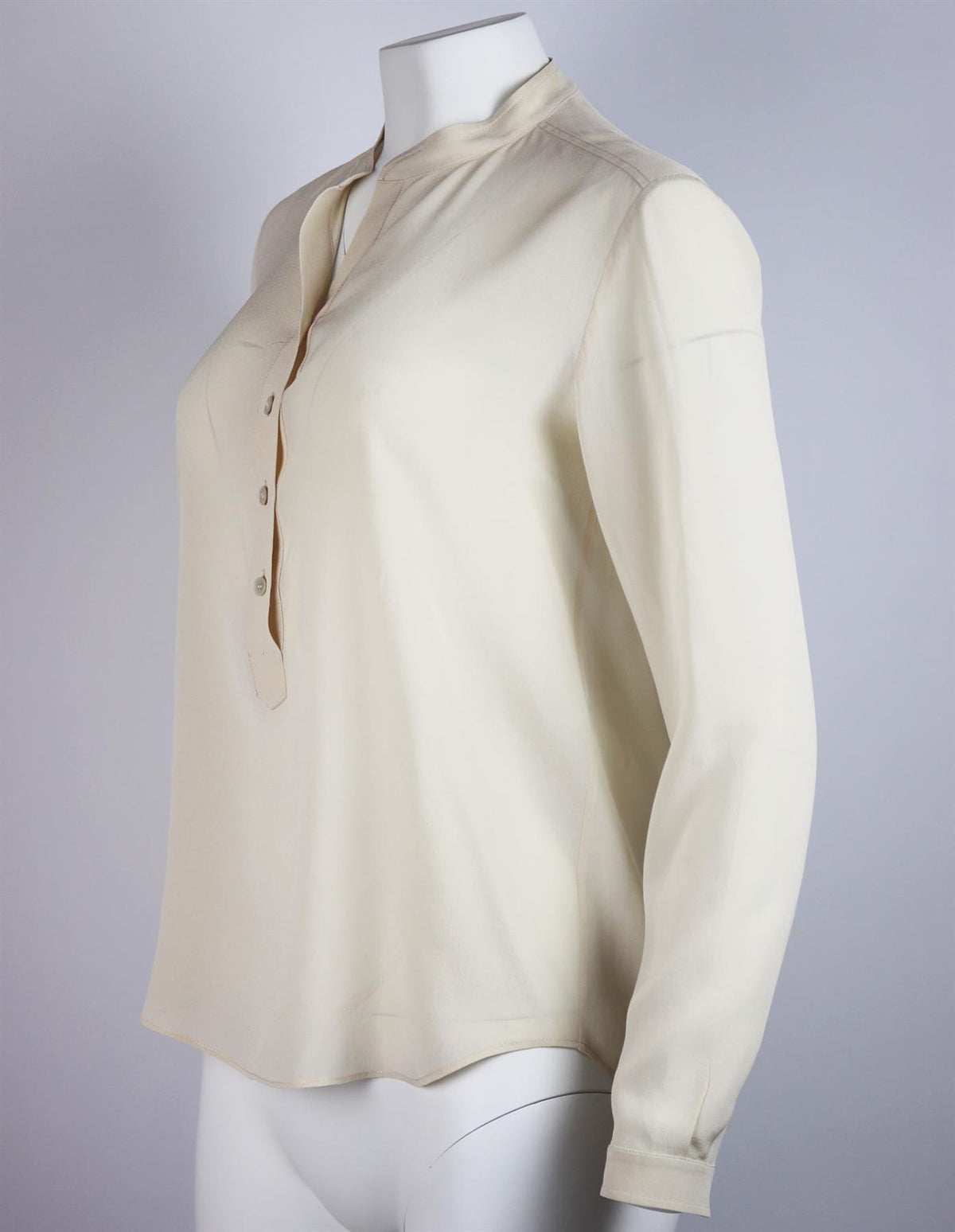 STELLA MCCARTNEY SILK CREPE DE CHINE BLOUSE IT 36 UK 4