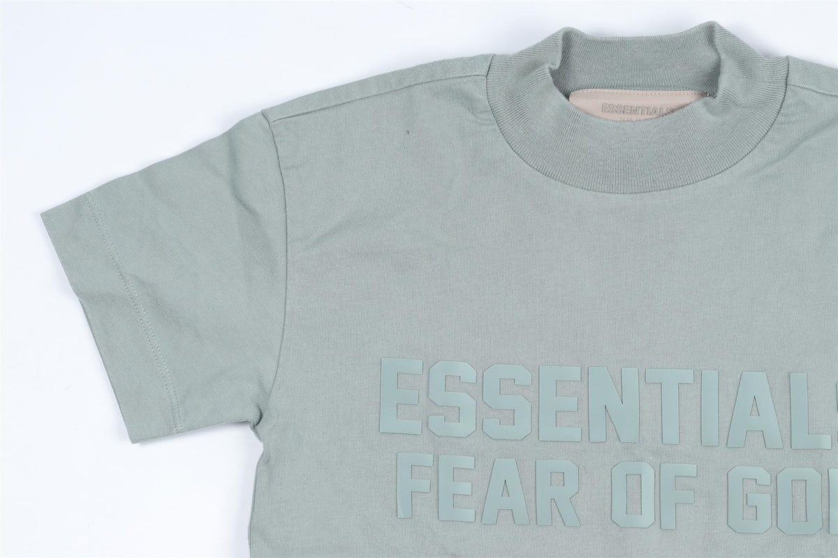 ESSENTIALS GREEN KIDS BOYS T-SHIRT 6-7 YEARS