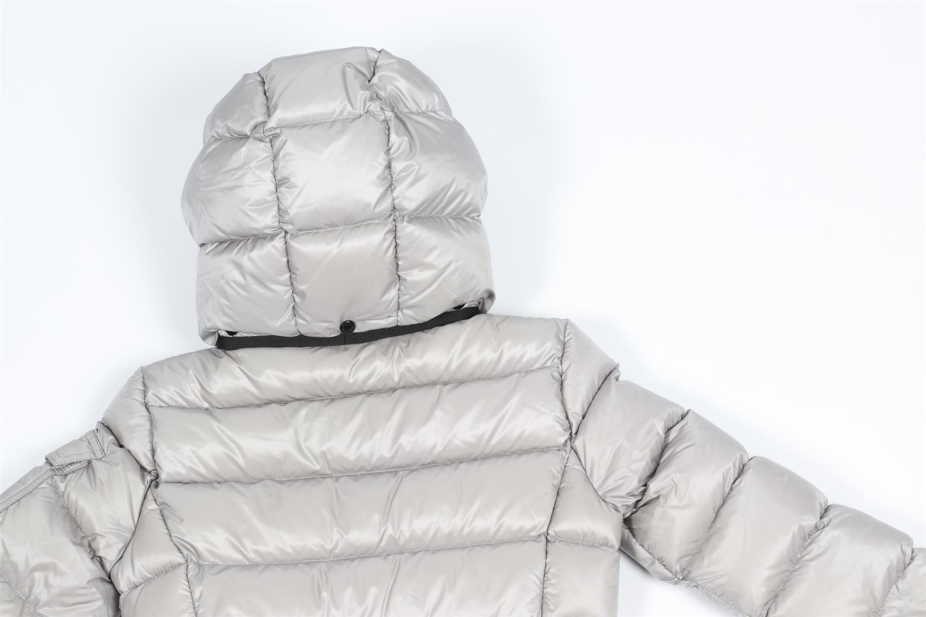 MONCLER GREY KIDS BOYS PADDED DOWN JACKET 10 YEARS