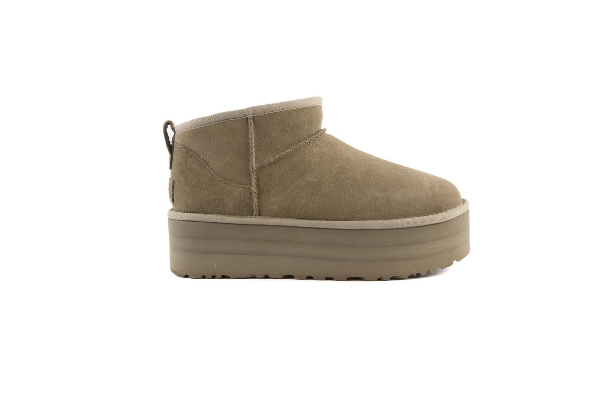 UGG GREY SUEDE PLATFORM ANKLE BOOTS UK 7 EU 40 US 9
