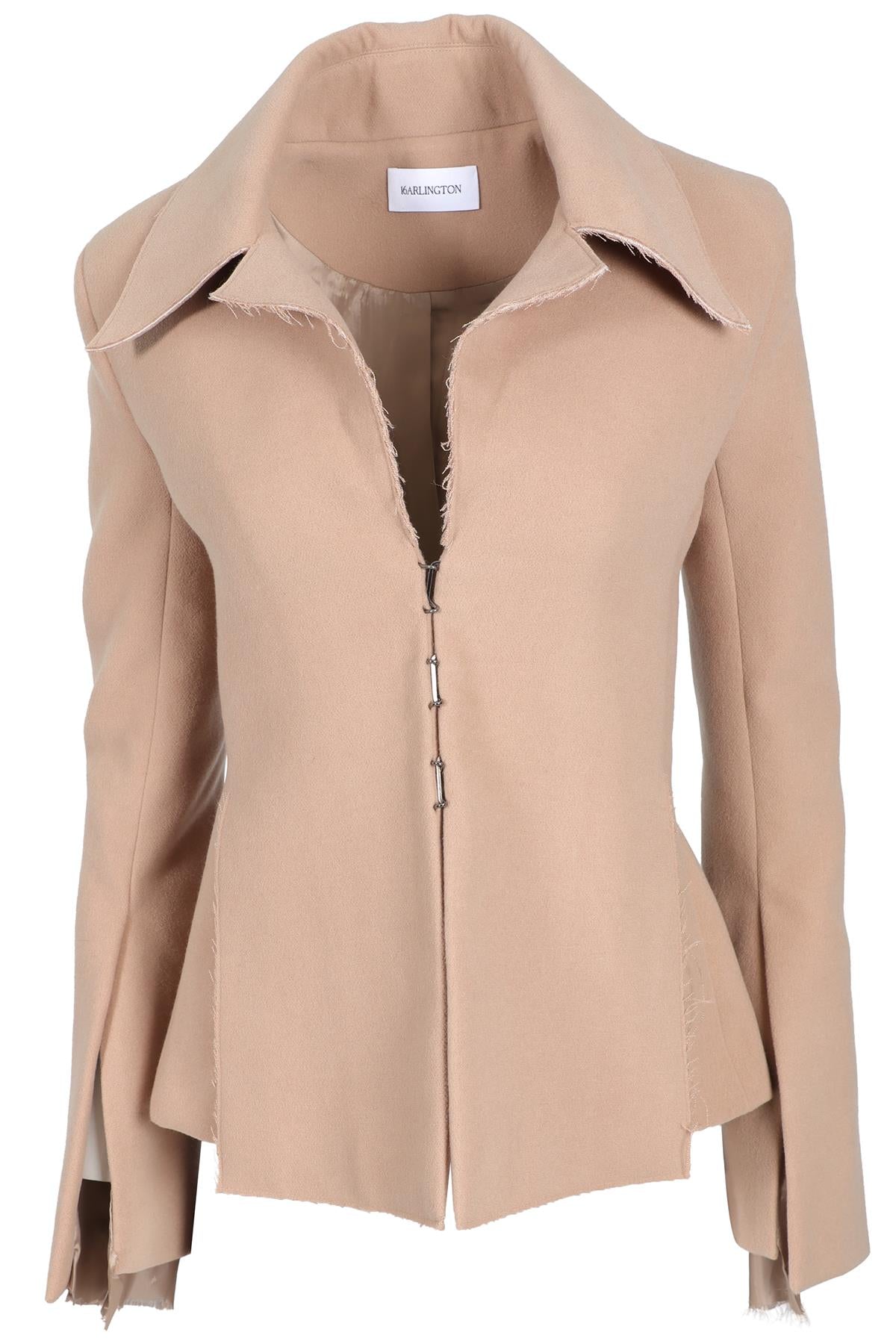 16ARLINGTON TAN FELT JACKET UK 6