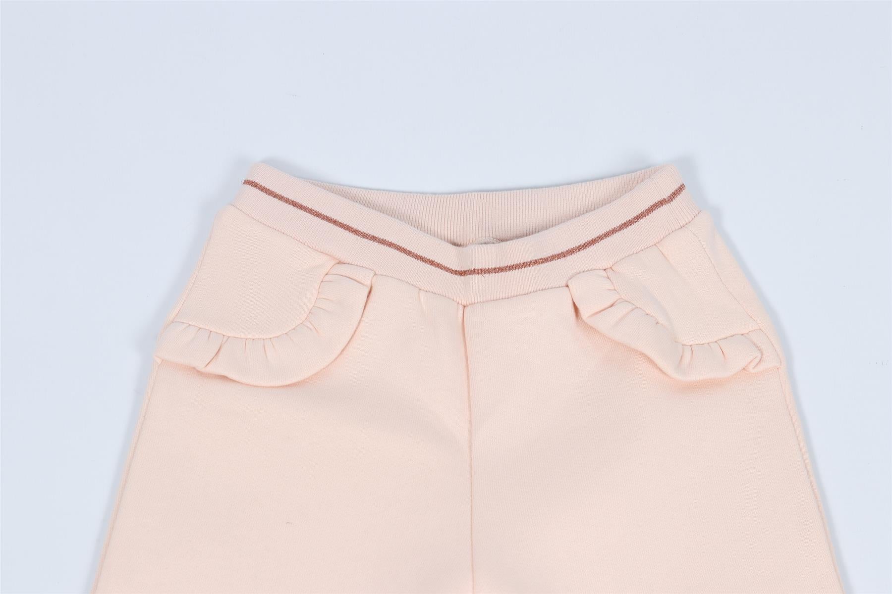 CHRISTIAN DIOR PEACH BABY GIRLS COTTON PANTS 18 MONTHS