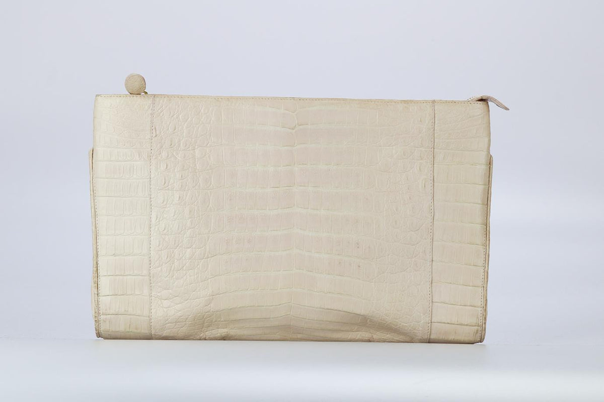 NANCY GONZALEZ CROCODILE CLUTCH