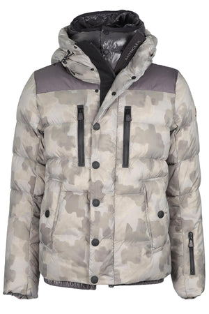 MONCLER GRENOBLE GREY MEN'S PADDED DOWN JACKET UK/US CHEST 40