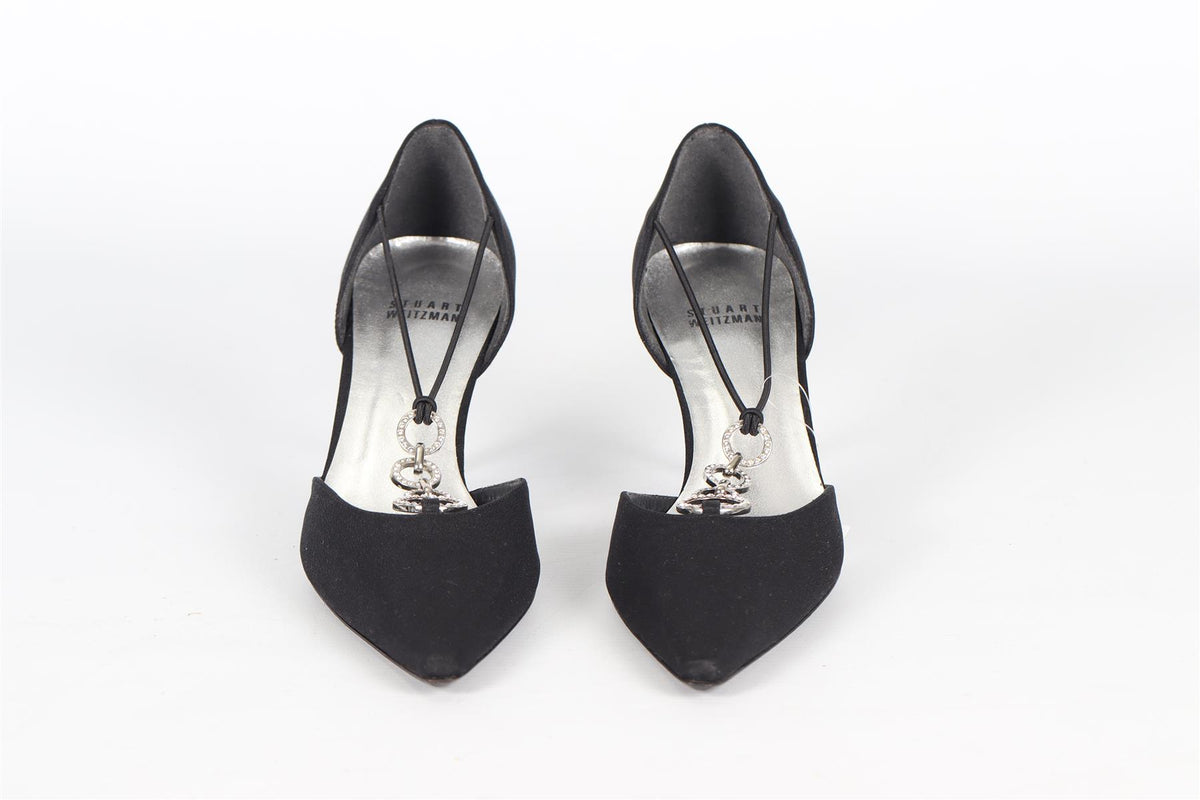 STUART WEITZMAN VINTAGE GROSGRAIN PUMPS EU 36.5 UK 3.5 US 6.5