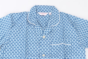 DEREK ROSE BLUE KIDS BOYS PYJAMA SET 7-8 YEARS