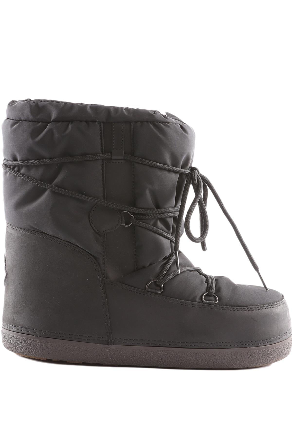 MONCLER + MOON BOOT BLACK SHELL SNOW BOOTS EU 42 UK 8 US 9