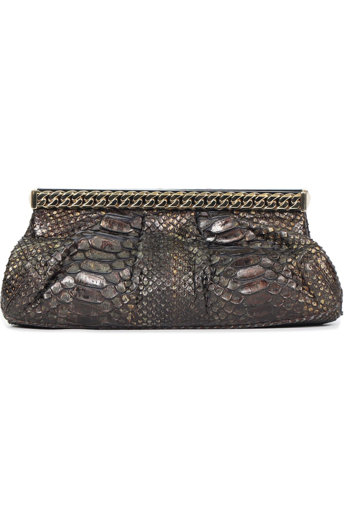 CHRISTIAN LOUBOUTIN SNAKESKIN CLUTHCH