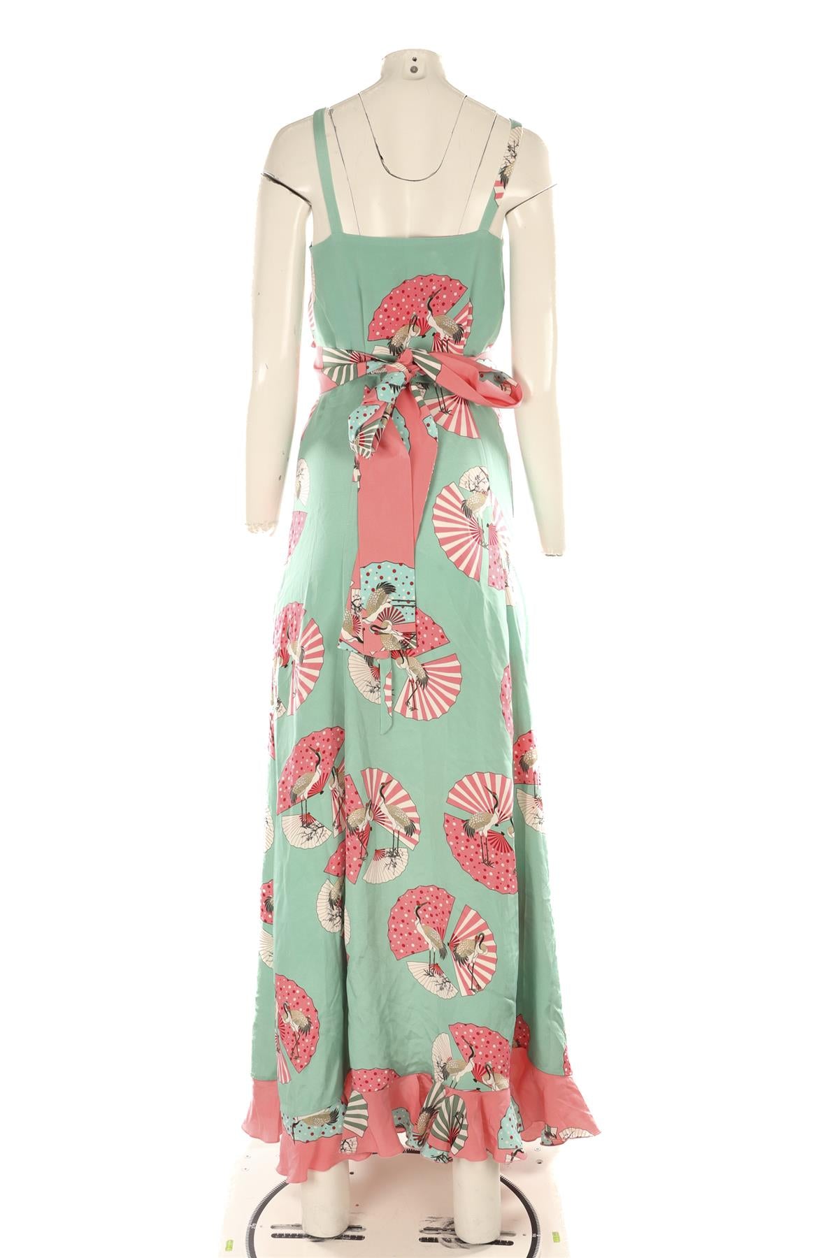 RACIL MULTI SILK MAXI DRESS FR 34 UK 6