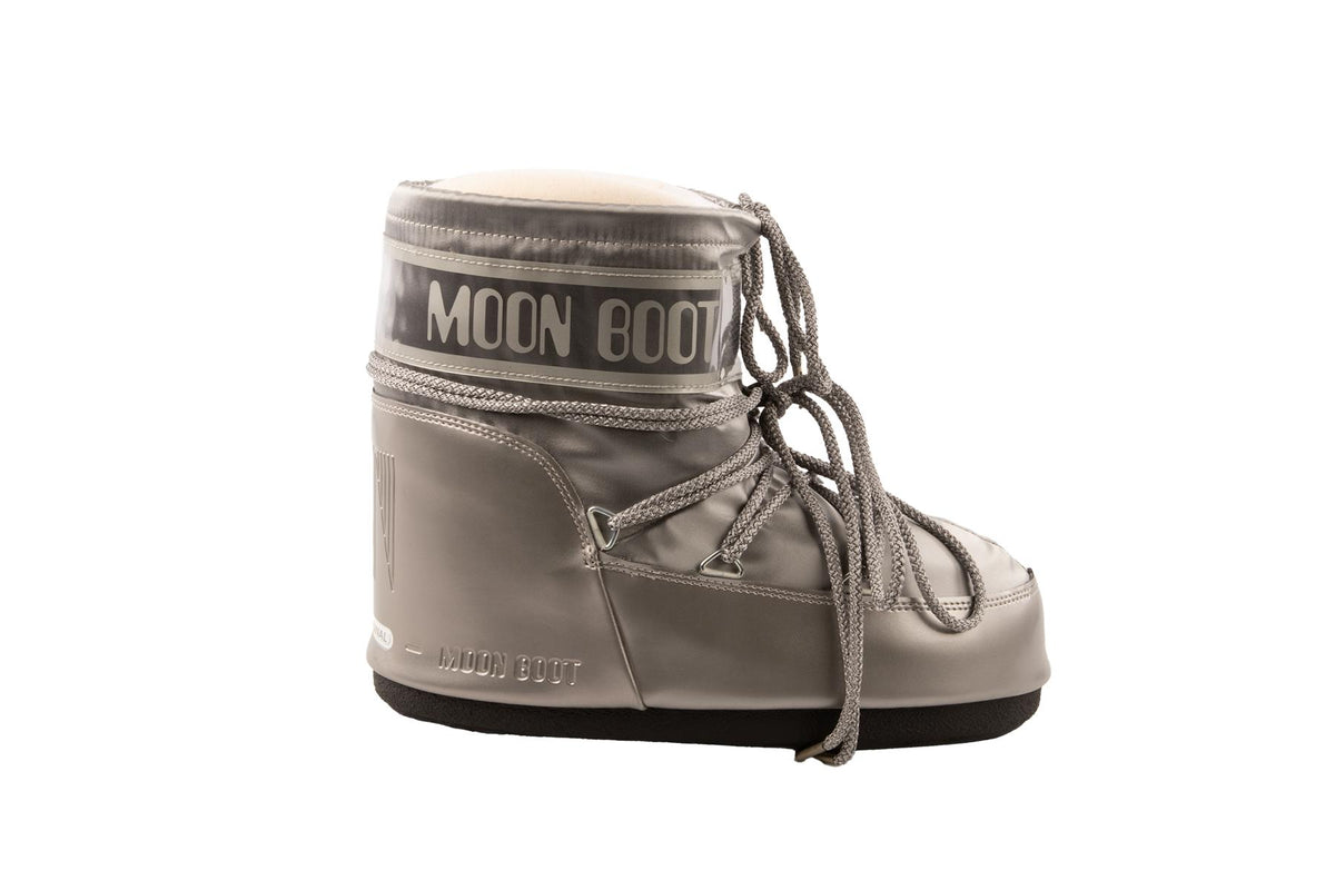 MOON BOOT SILVER SHELL BOOTS EU 39-41 UK 6-8 US 9-11