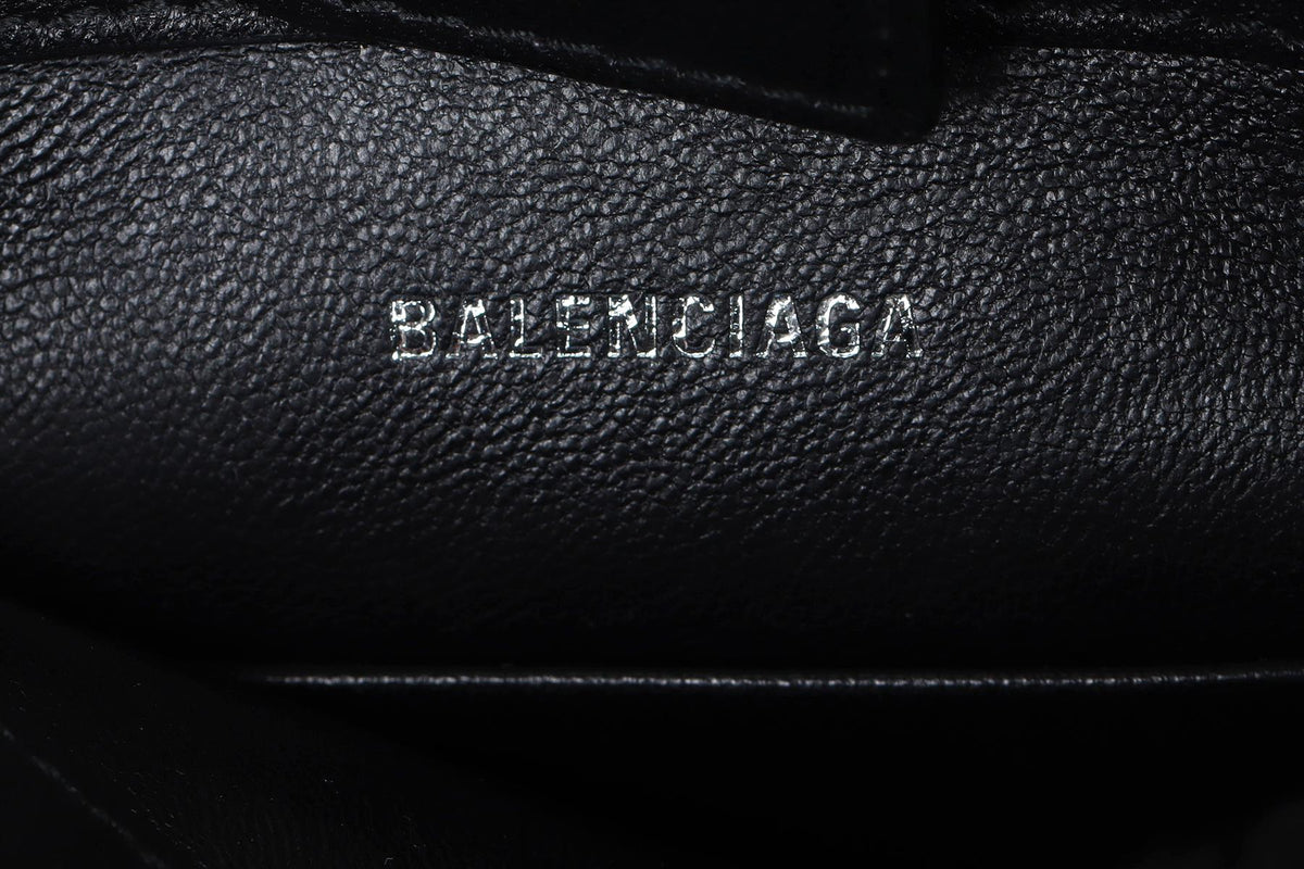 BALENCIAGA MINI FAUX FUR SHOULDER BAG