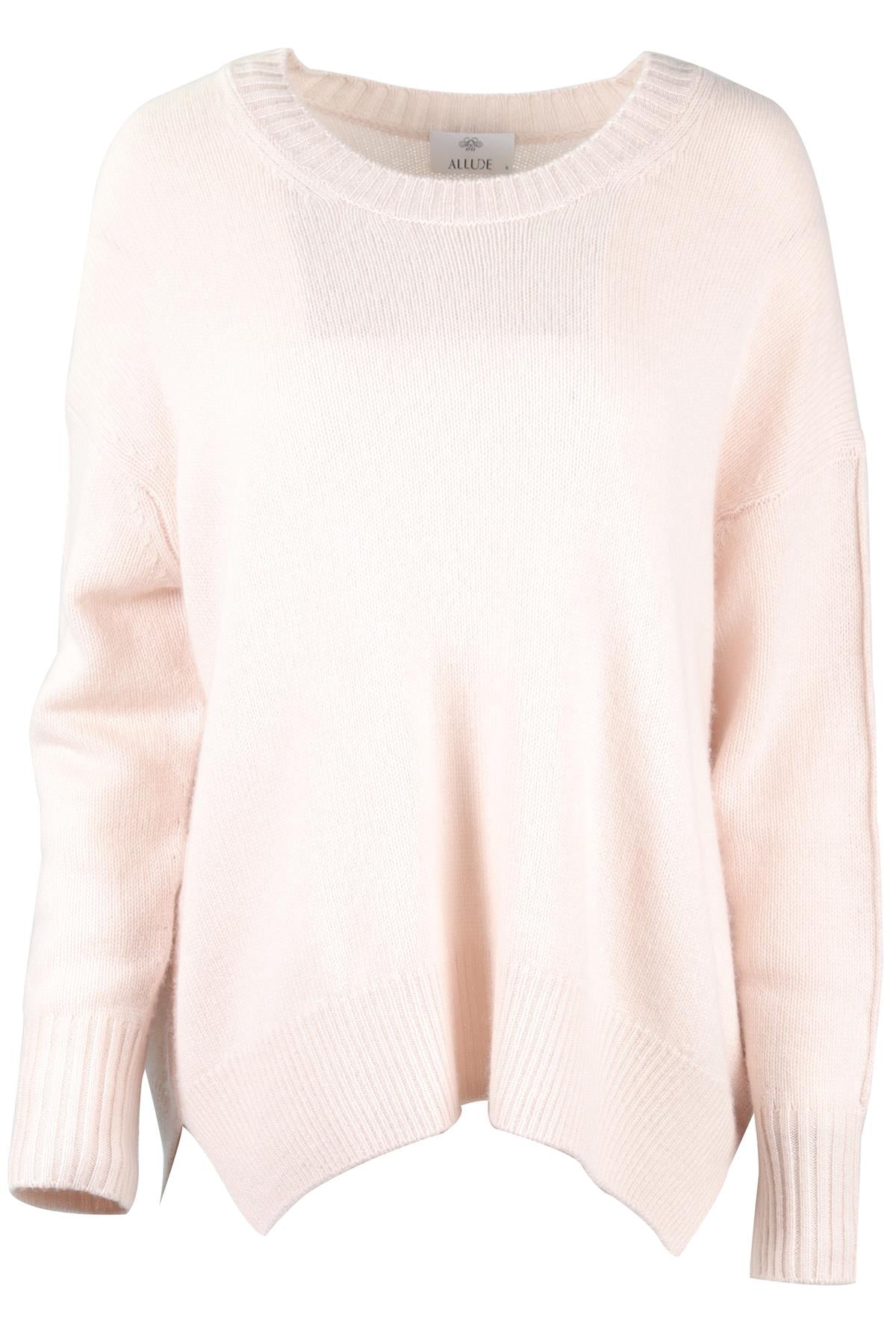 ALLUDE PINK CASHMERE SWEATER LARGE