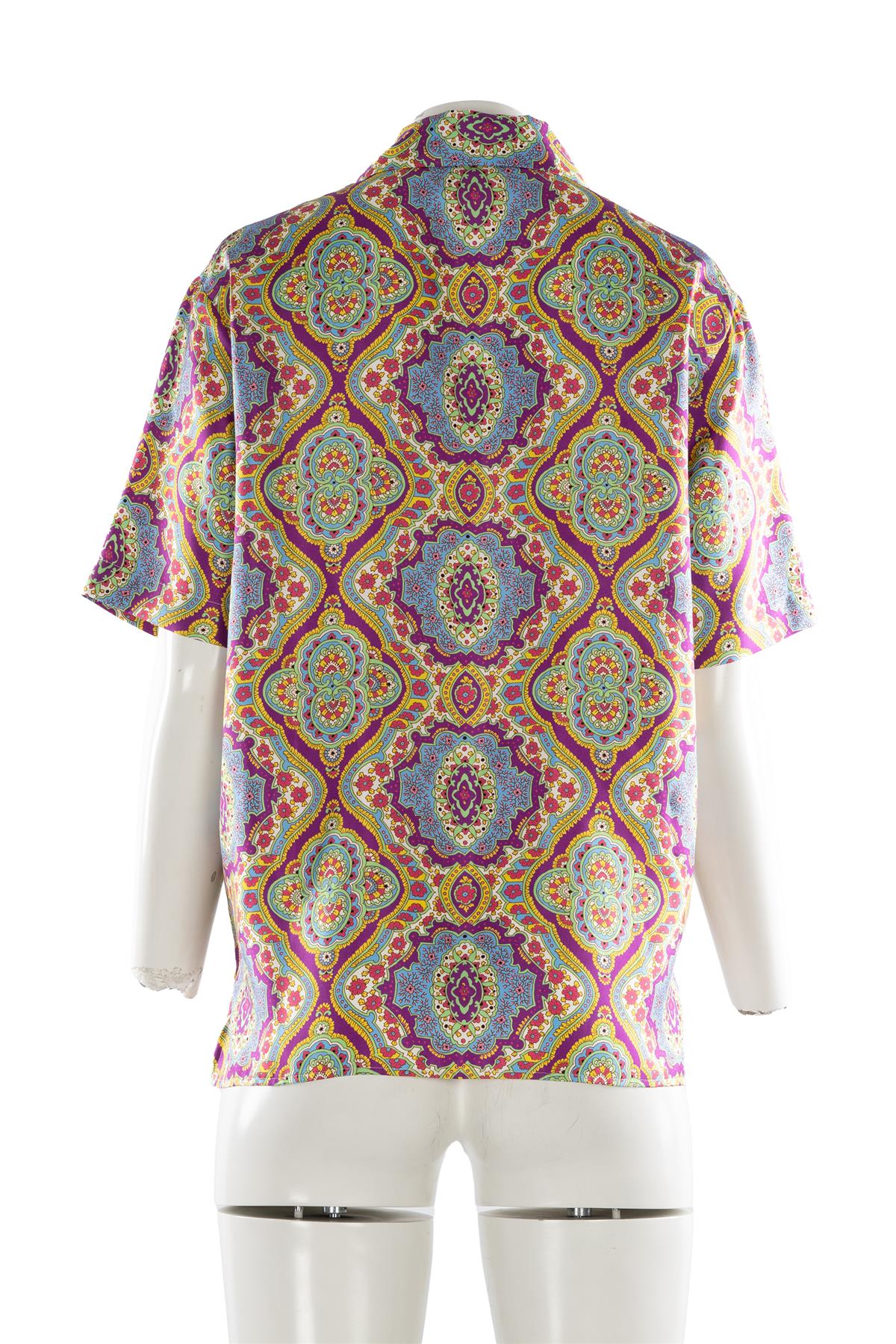 ETRO MULTI SILK SHIRT IT 40 UK 8