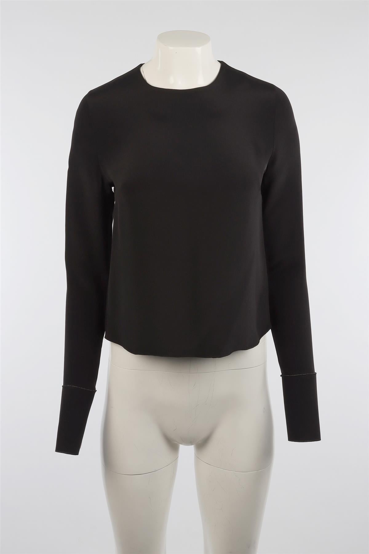 ROKSANDA BLACK SILK TOP SMALL