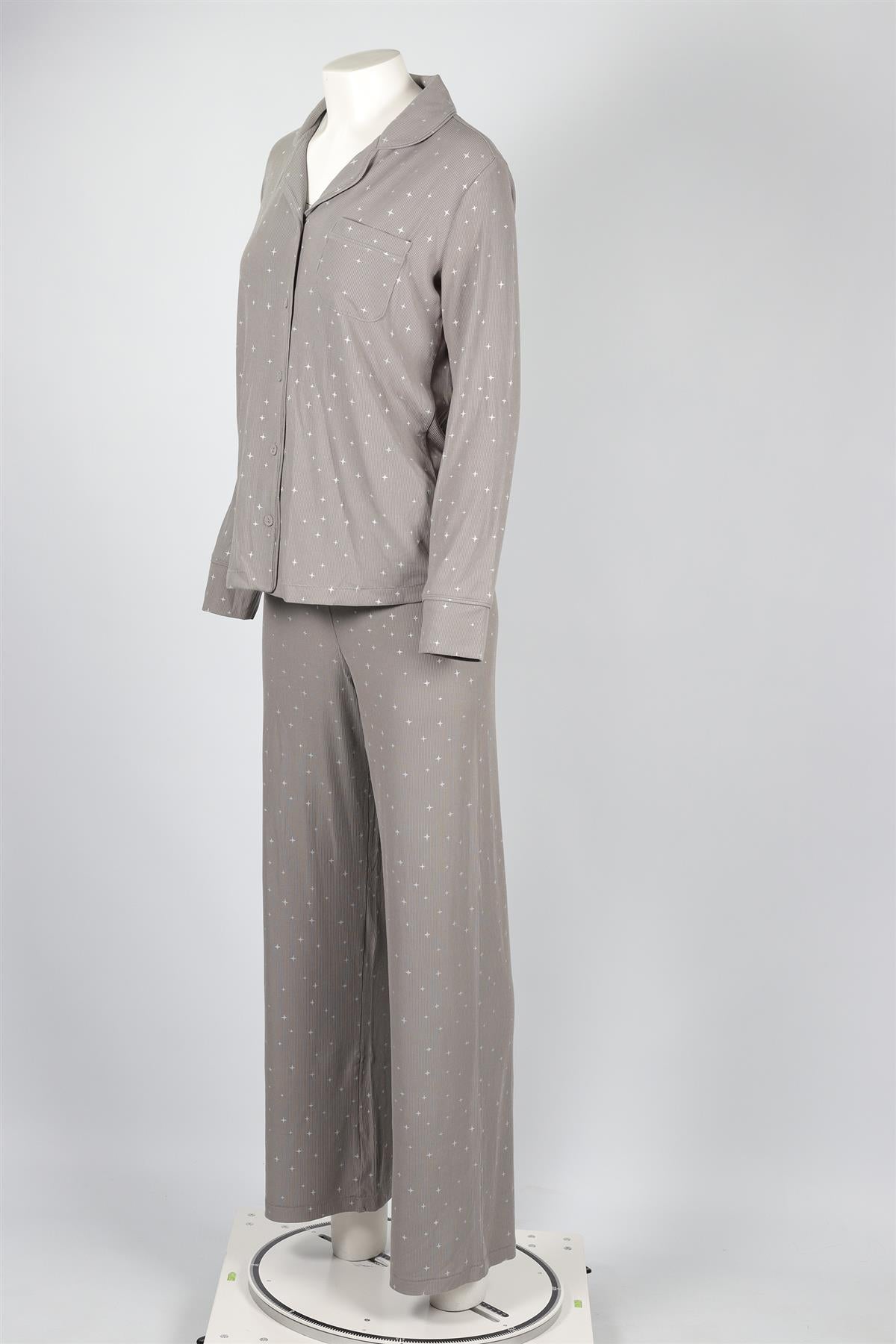 SKIMS GREY MODAL PYJAMA SET SMALL
