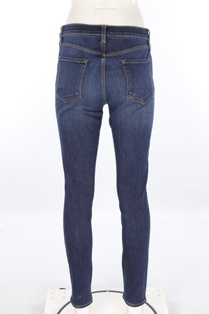 J BRAND BLUE DENIM HIGH RISE SKINNY JEANS W29 UK 10-12
