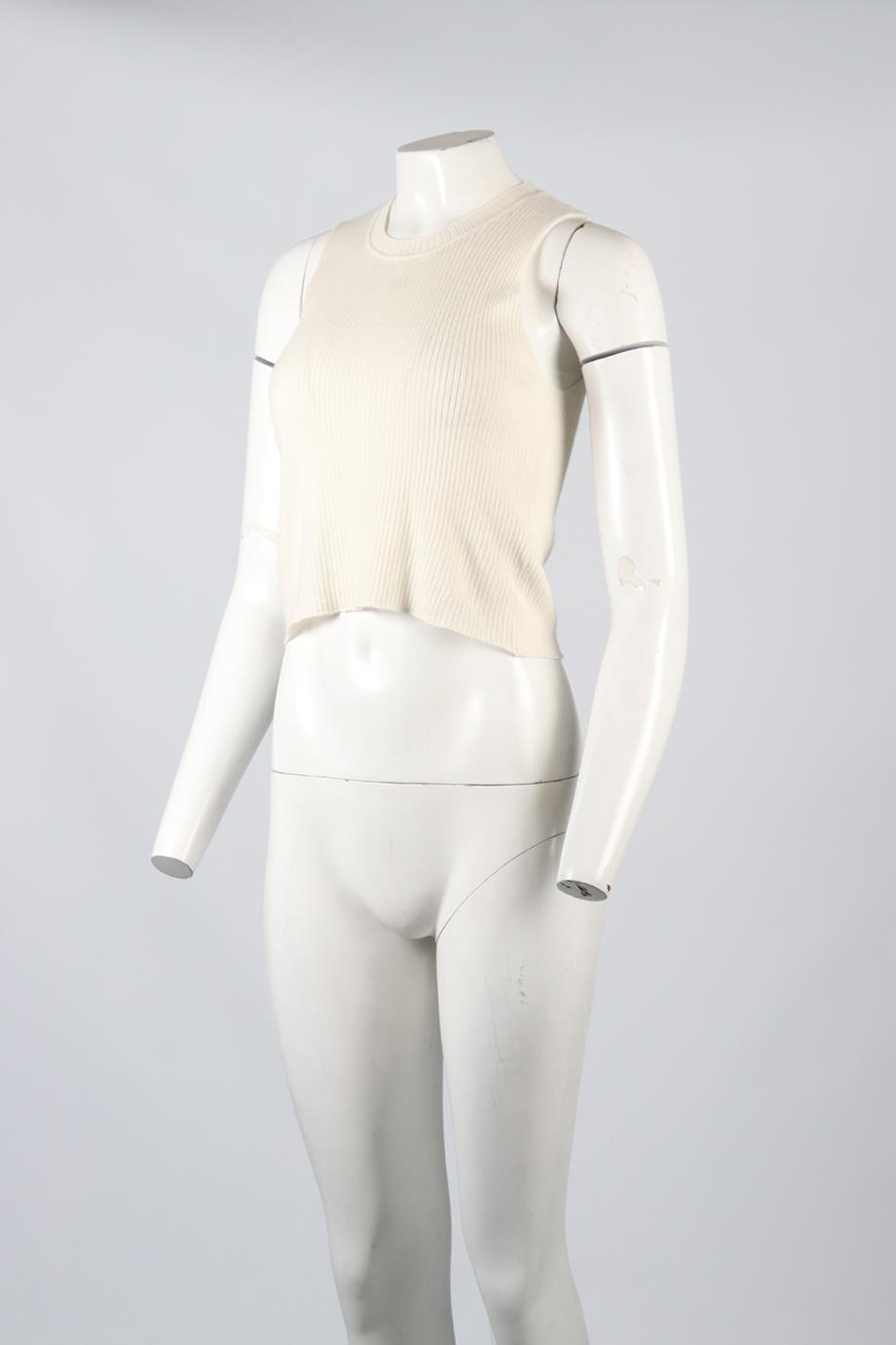 SABLYN RIBBED CASHMERE TOP SMALL