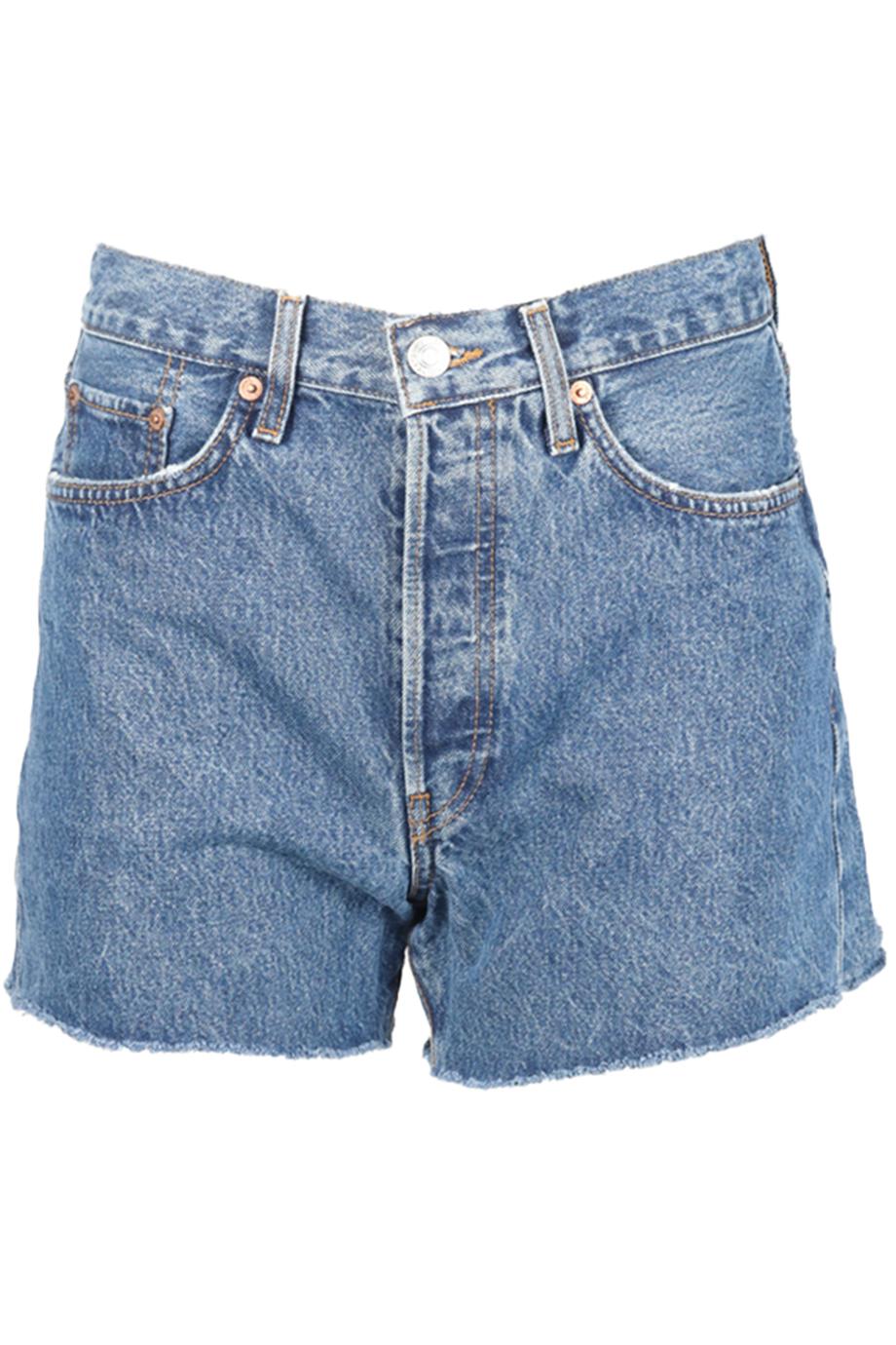 RE/DONE HIGH RISE DENIM SHORTS W25 UK 6-8