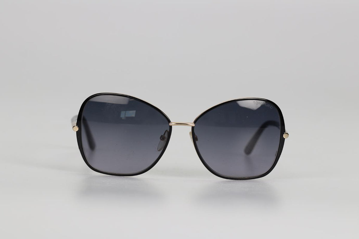 TOM FORD SQUARE FRAME ACETATE SUNGLASSES