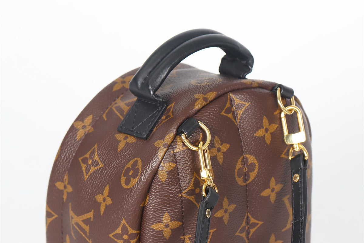 LOUIS VUITTON PALM SPRINGS MINI MONOGRAM COATED CANVAS BACKPACK